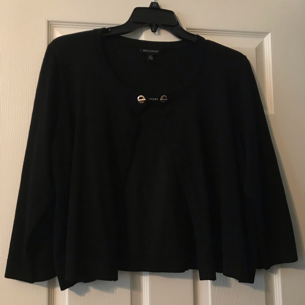 💥BUY 1 GET 1 FREE Nina Leonard Black Sweater